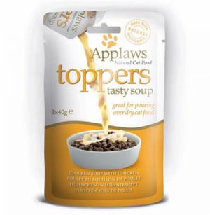Applaws Applaws Topper 美味雞肉湯包 Chicken in Soup 40g 3包入 40g  正面圖