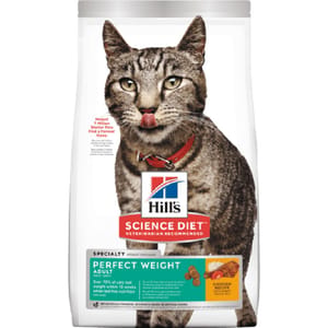 Hills Hills 貓糧 成貓完美體態配方 Adult Perfect Weight 3lb 3lb 正面圖