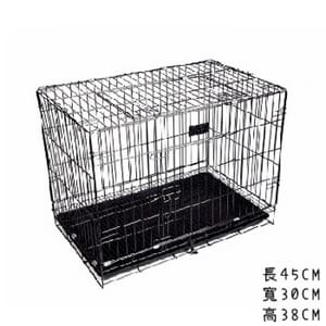 小型寵物籠 小型寵物籠 貓籠狗籠 顏色隨機 貓犬用 正面圖