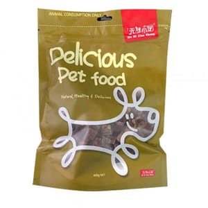 Delicious Delicious Pet food無敵小寵 狗零食 雪花純牛肉粒 訓犬零食 精裝400g 400g 犬用 正面圖
