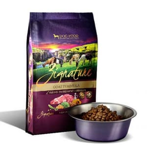 Zignature Zignature 全犬種無穀物 山羊配方 12.5lb 5lb  正面圖