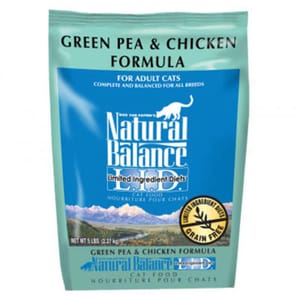 Natural Natural Balance雪山 貓糧 低敏無穀青豌豆雞肉成貓配方 L.I.D Green Pea & Chicken 10lb 10lb 正面圖