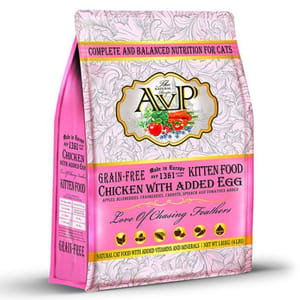 AVP愛威堡 AVP愛威堡 貓糧 無穀物幼貓糧 雞肉雞蛋配方 12lb 12lb  正面圖