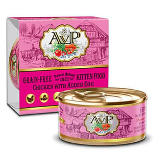 AVP愛威堡 AVP愛威堡 幼貓主食罐 雞肉及雞蛋 Chicken with Added Egg 85g 85g  正面圖