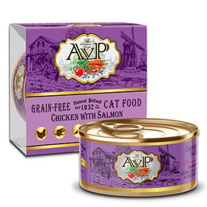 AVP愛威堡 AVP愛威堡 全貓主食罐 雞肉及三文魚 Chicken with Salmon 85g 85g 正面圖