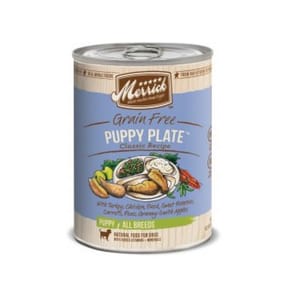 Merrick Merrick 無穀物狗罐頭 雞鴨火雞豌豆配方 Puppy Plate 12.7oz 7oz 正面圖