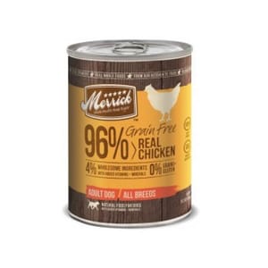 Merrick Merrick 無穀物狗罐頭 天然雞肉配方 96% REAL CHICKEN 12.7oz 7oz  正面圖