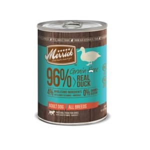 Merrick Merrick 無穀物狗罐頭 天然鴨肉配方 96% REAL DUCK 12.7oz 7oz 正面圖