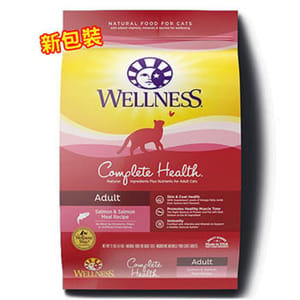 WELLNESS WELLNESS 貓糧 Complete Health 成貓三文魚配方 12lb 12lb  正面圖