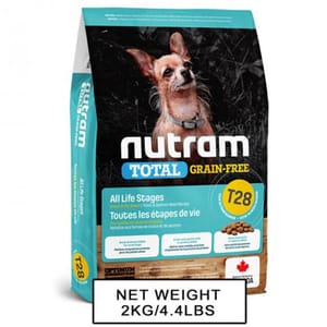 nutram紐頓 nutram紐頓 狗糧 無薯無穀糧小型犬 三文魚鱒魚 Salmon & Trout T28 2kg 2kg  正面圖