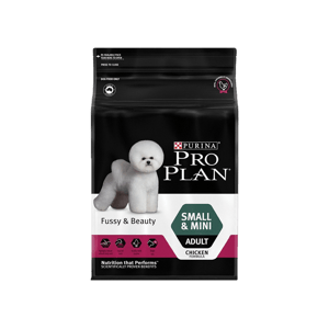 PURINA PURINA PROPLAN 冠能 狗糧 小型及迷你成犬美毛配方 雞肉 2.5kg 5kg  正面圖