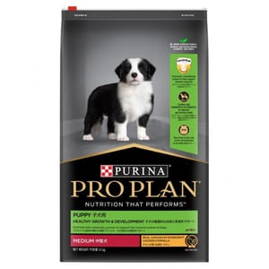 PURINA PURINA PROPLAN 冠能 狗糧 中型幼犬配方 雞肉 3kg 3kg  正面圖