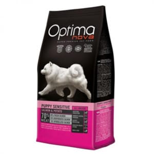 Optima Optima nova 幼犬無穀物美毛海鮮配方 Puppy Sensitive 12kg 12kg  正面圖