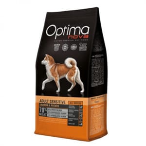 Optima Optima nova 成犬無穀物美毛海鮮配方 Adult Sensitive 12kg 12kg  正面圖