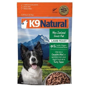 K9 K9 Natural 狗糧 羊肉盛宴 Lamb Feast 1.8kg 8kg  正面圖