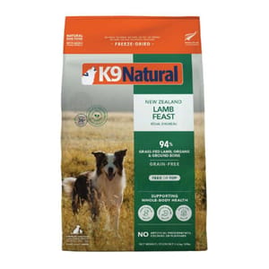 K9 K9 Natural 狗糧 羊肉盛宴 Lamb Feast 3.6kg 6kg  正面圖