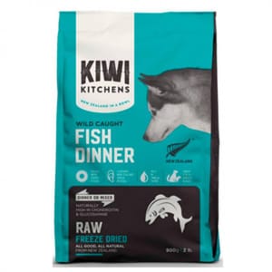 KIWI KIWI KITCHENS 狗狗 凍乾糧 白身魚肉配方 Fish Dinner 900g 900g  正面圖