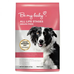 Be Be My Baby 全犬 無穀物鴨肉甘薯配方 Duck 5lb 5lb 正面圖
