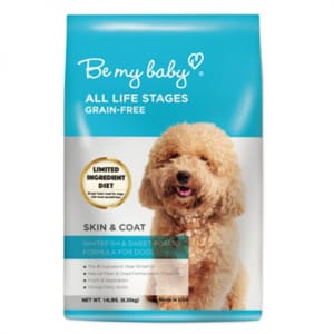 Be Be My Baby 全犬 無穀物白身魚甘薯配方 Whitefish 14lb 14lb 正面圖