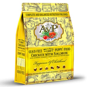 AVP愛威堡 AVP愛威堡 狗糧 無穀物幼犬糧 雞肉三文魚配方 12lb 12lb  正面圖