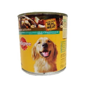 Pedigree寶路 Pedigree寶路 狗罐頭 雞肉蔬菜加肝 700g 700g  正面圖