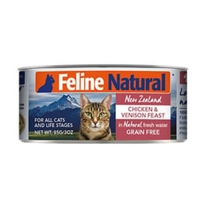 Feline Feline Natural 主食貓罐頭 雞肉及鹿肉盛宴 Chicken and Venison Feast 85g 85g 正面圖