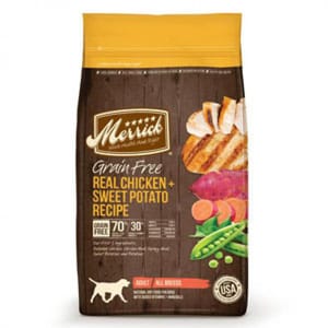 Merrick Merrick 全犬狗糧 無穀物雞肉甜薯配方 10lb 10lb 正面圖
