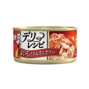 日本Mio三才 日本Mio三才 貓罐頭滋味系列 吞拿魚雞肉及蟹 80g 80g  正面圖