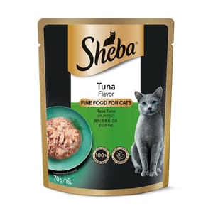 Sheba Sheba 袋裝貓濕糧 吞拿魚 70g 70g  正面圖
