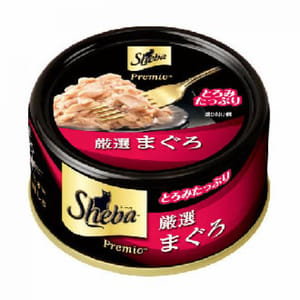 Sheba Sheba 日式貓罐頭 黑罐系列 吞拿魚塊 75g 75g  正面圖