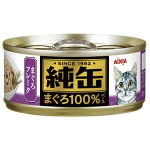 AIXIA AIXIA 愛喜雅 貓罐頭 純缶系列 吞拿魚碎 65g 65g  正面圖