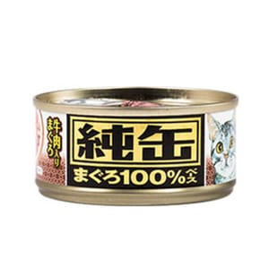 AIXIA AIXIA 愛喜雅 貓罐頭 純缶系列 吞拿魚+牛肉 65g 65g 正面圖