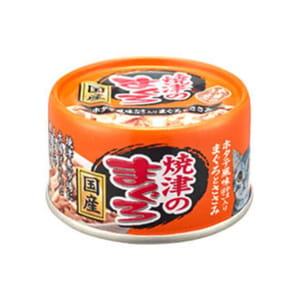 AIXIA AIXIA 愛喜雅 貓罐頭 燒津系列 雞肉吞拿魚及乾貝絲 70g 70g 正面圖
