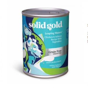 Solid Solid Gold 素力高 狗罐頭 無穀物三文魚 13.2oz 2oz 正面圖