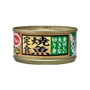 AIXIA AIXIA 愛喜雅 貓罐頭 燒魚定食 吞拿魚燒鰹魚 80g 80g 正面圖