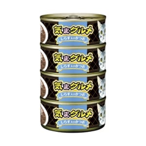 AIXIA AIXIA 愛喜雅 貓罐頭 気まグルメ 吞拿魚白飯魚 155g 4罐入 155g 正面圖