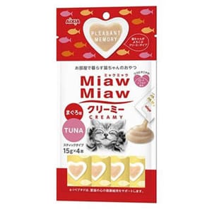 AIXIA AIXIA 愛喜雅 MiawMiaw肉泥餐包 吞拿魚肉醬 60g 60g 正面圖