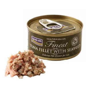 Fish4Cats Fish4Cats Finest貓主食罐 吞拿魚柳加海藻 Tuna Fillet With Seaweed 70g 70g 正面圖