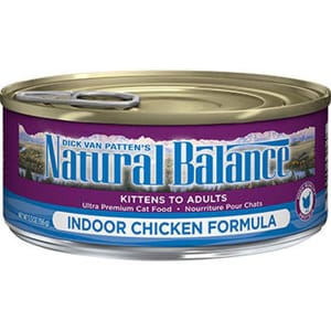 Natural Natural Balance雪山 全貓罐頭 室內配方 Indoor Cat 5.5oz 5oz  正面圖