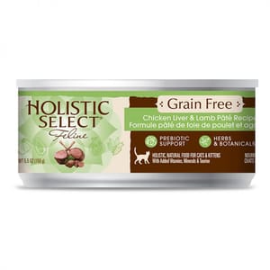 Holistic Holistic Select活力滋 無穀物貓罐頭 雞肉拼羊肉配方 5.5oz 5oz 正面圖