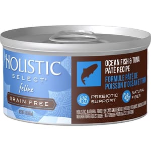 Holistic Holistic Select活力滋 無穀物貓罐頭 海洋魚拼吞拿魚配方 3oz 3oz  正面圖