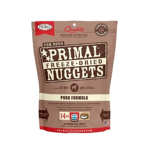 Primal Primal 狗糧 脫水凍乾生肉主食糧 豚肉 14oz 14oz  正面圖