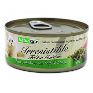 Naturcate Naturcate 貓罐頭 吞拿魚+海藻+海鮮 155g 155g  正面圖