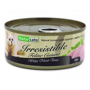 Naturcate Naturcate 貓罐頭 白吞拿魚 155g 155g  正面圖