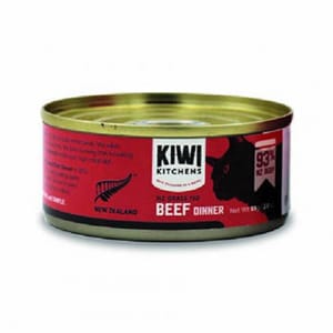 KIWI KIWI KITCHENS 主食貓罐頭 無穀物野放牛配方 85g 85g  正面圖