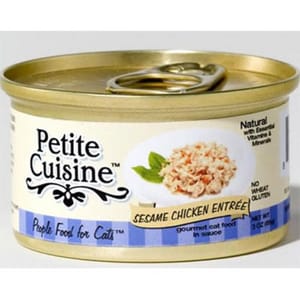 Petite Petite Cuisine 貓罐頭 芝麻雞 85g 85g 正面圖