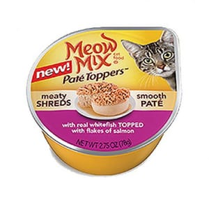 Meow Meow Mix 貓罐頭 白飯魚加三文魚 78g 78g 正面圖