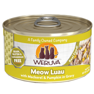 WeRuVa WeRuVa 貓罐頭 主食罐 野生鯖魚及南瓜 Meow Luau 85g 85g  正面圖