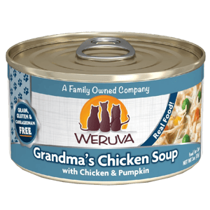 WeRuVa WeRuVa 貓罐頭 主食罐 雞湯、無骨及去皮雞胸肉、南瓜 85g 85g  正面圖
