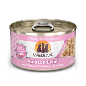 WeRuVa WeRuVa 貓罐頭 主食罐 無骨及去皮雞胸肉、雞肝 85g 85g  正面圖